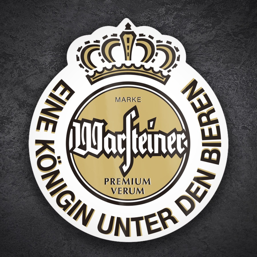 Aufkleber: Warsteiner Premium Verum