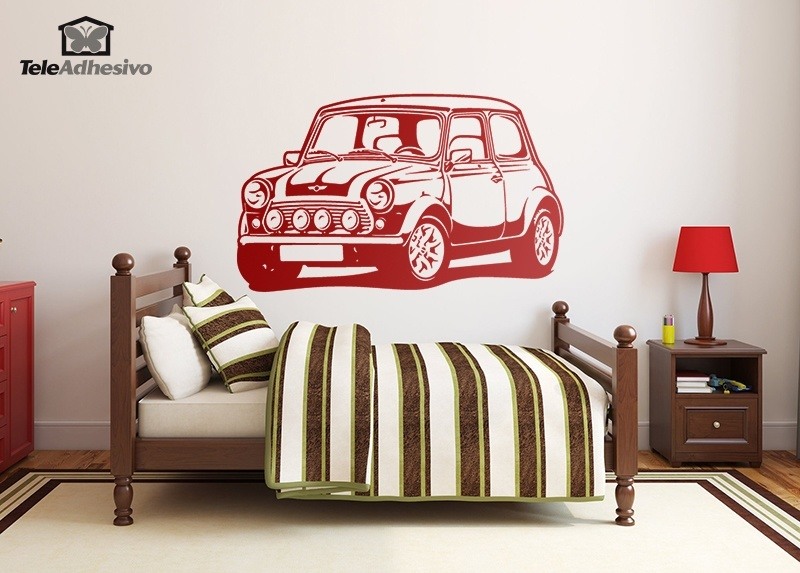 Wandtattoos: Mini Cooper