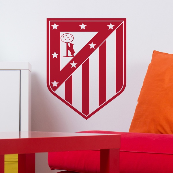 Wandtattoos: Atletico Madrid wappen