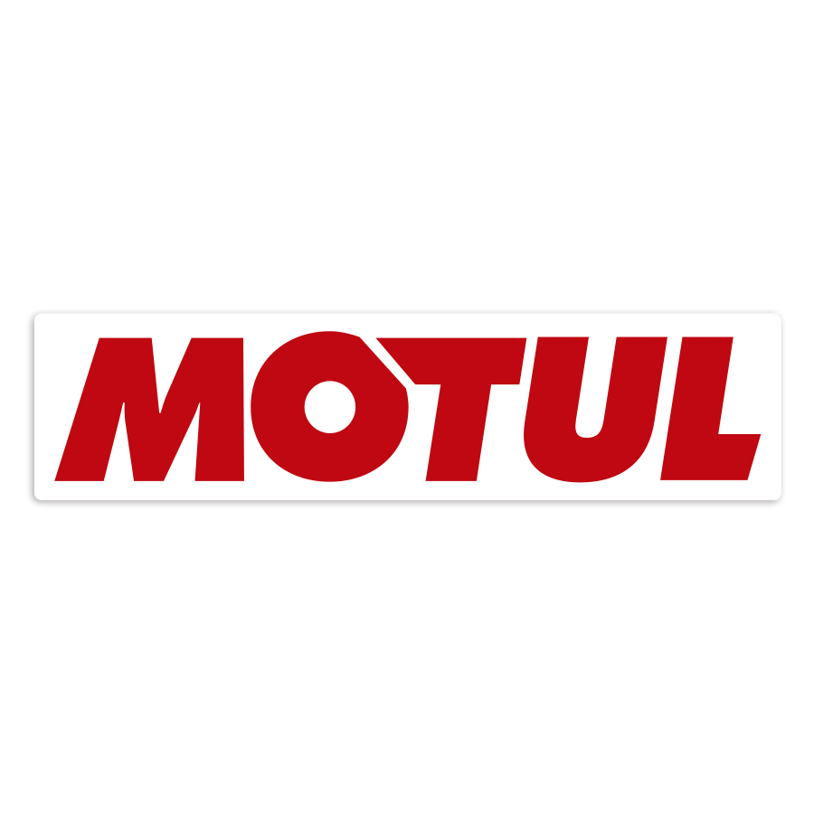 Aufkleber: Horizontales Motul Logo Rote Buchstaben