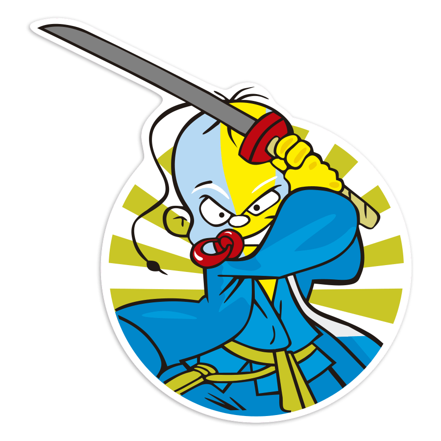 Aufkleber: Samurai Katana Dani Pedrosa