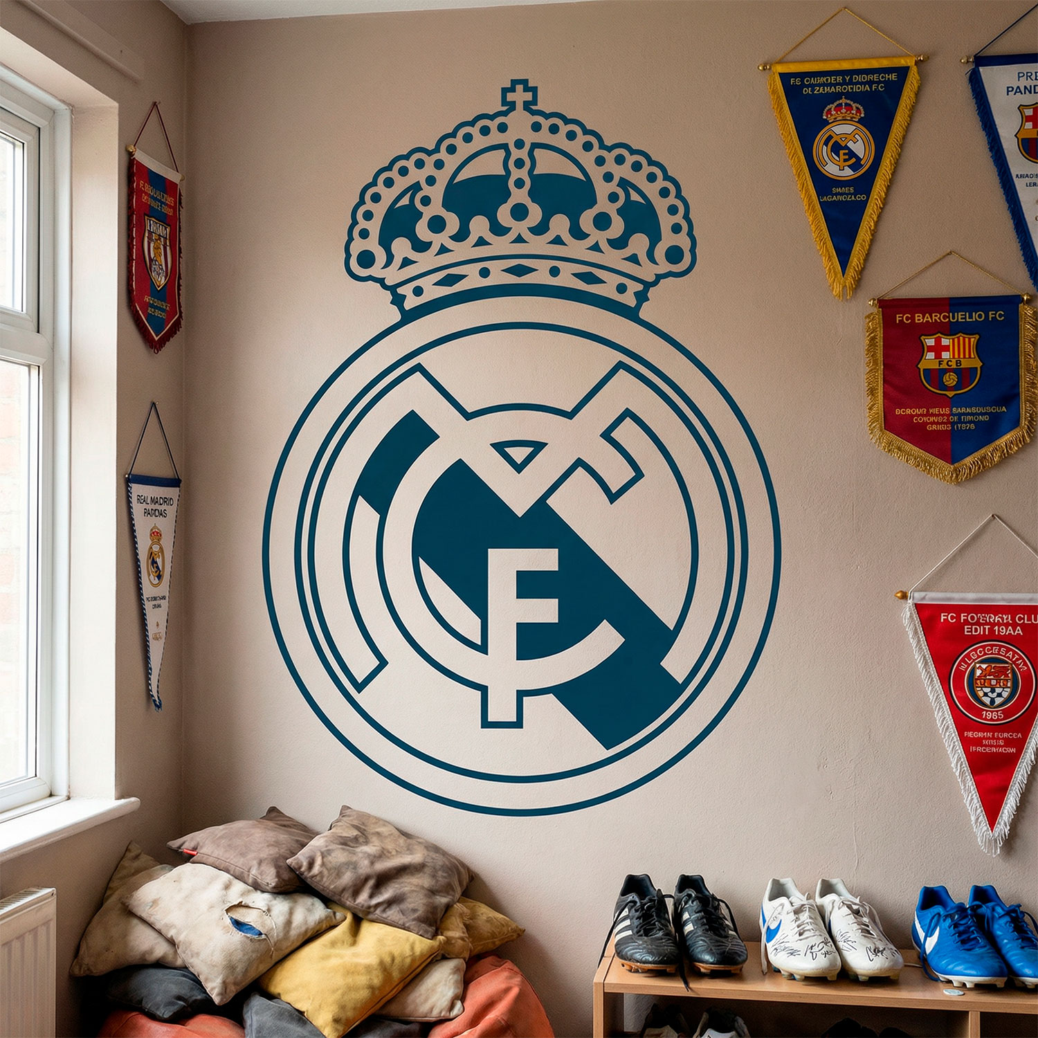 Wandtattoos: Real Madrid Wappen