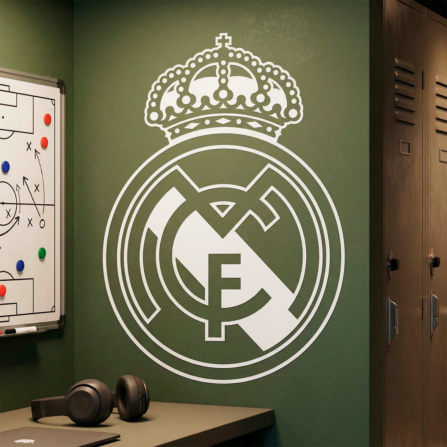 Wandtattoos: Real Madrid Wappen