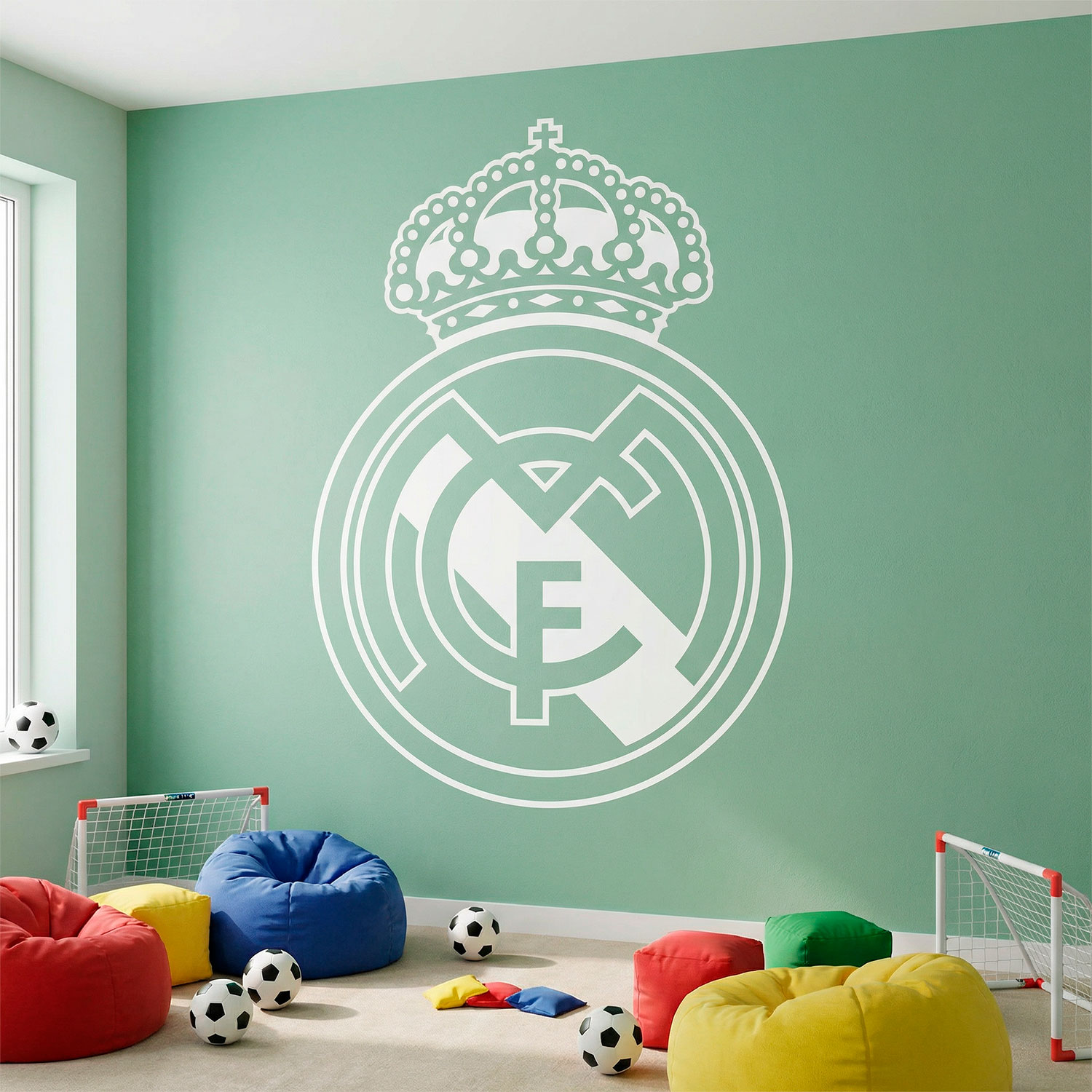 Wandtattoos: Real Madrid Wappen