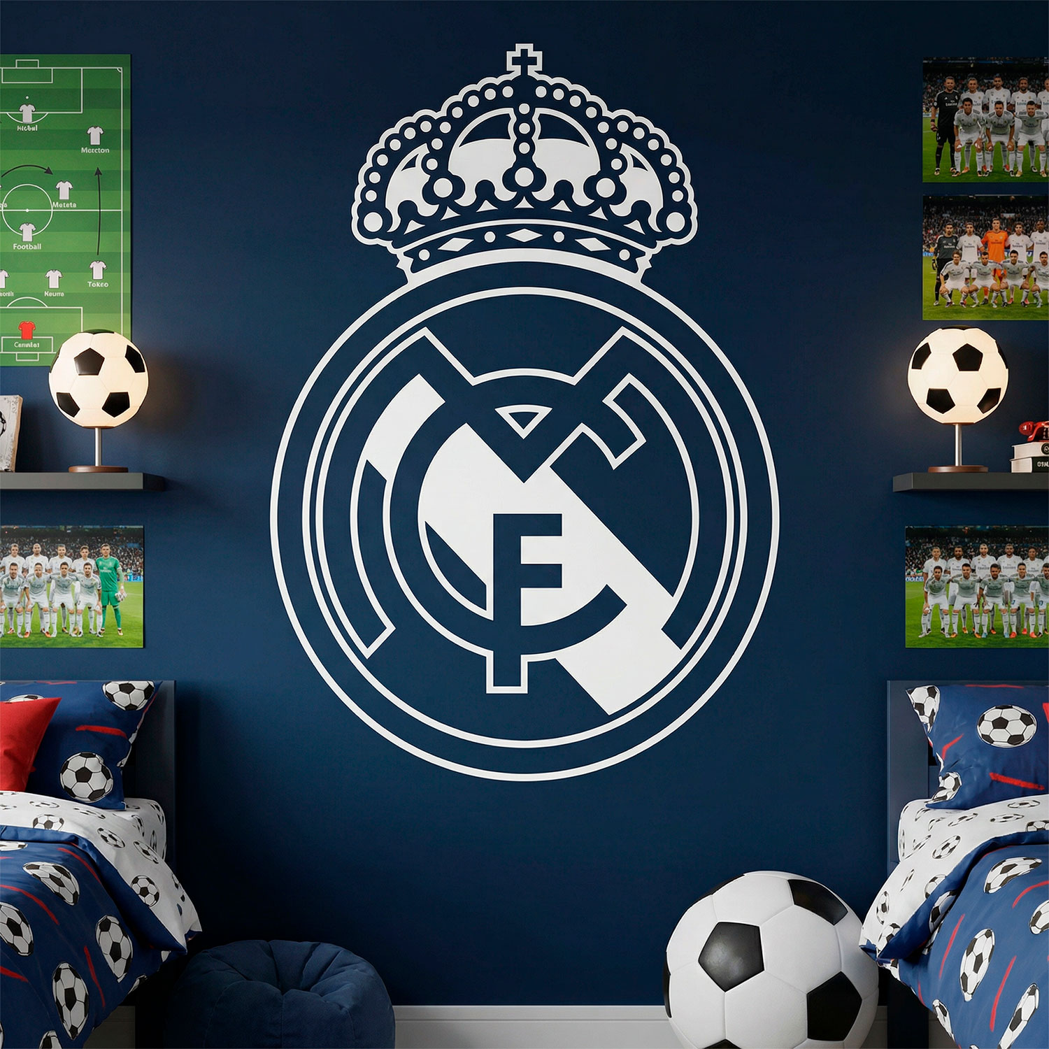 Wandtattoos: Real Madrid Wappen