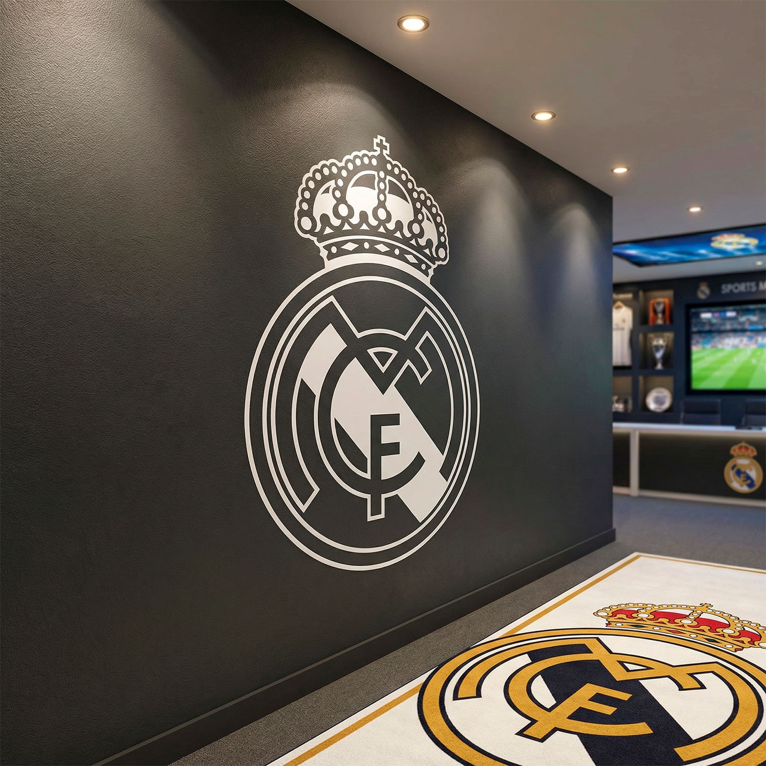 Wandtattoos: Real Madrid Wappen