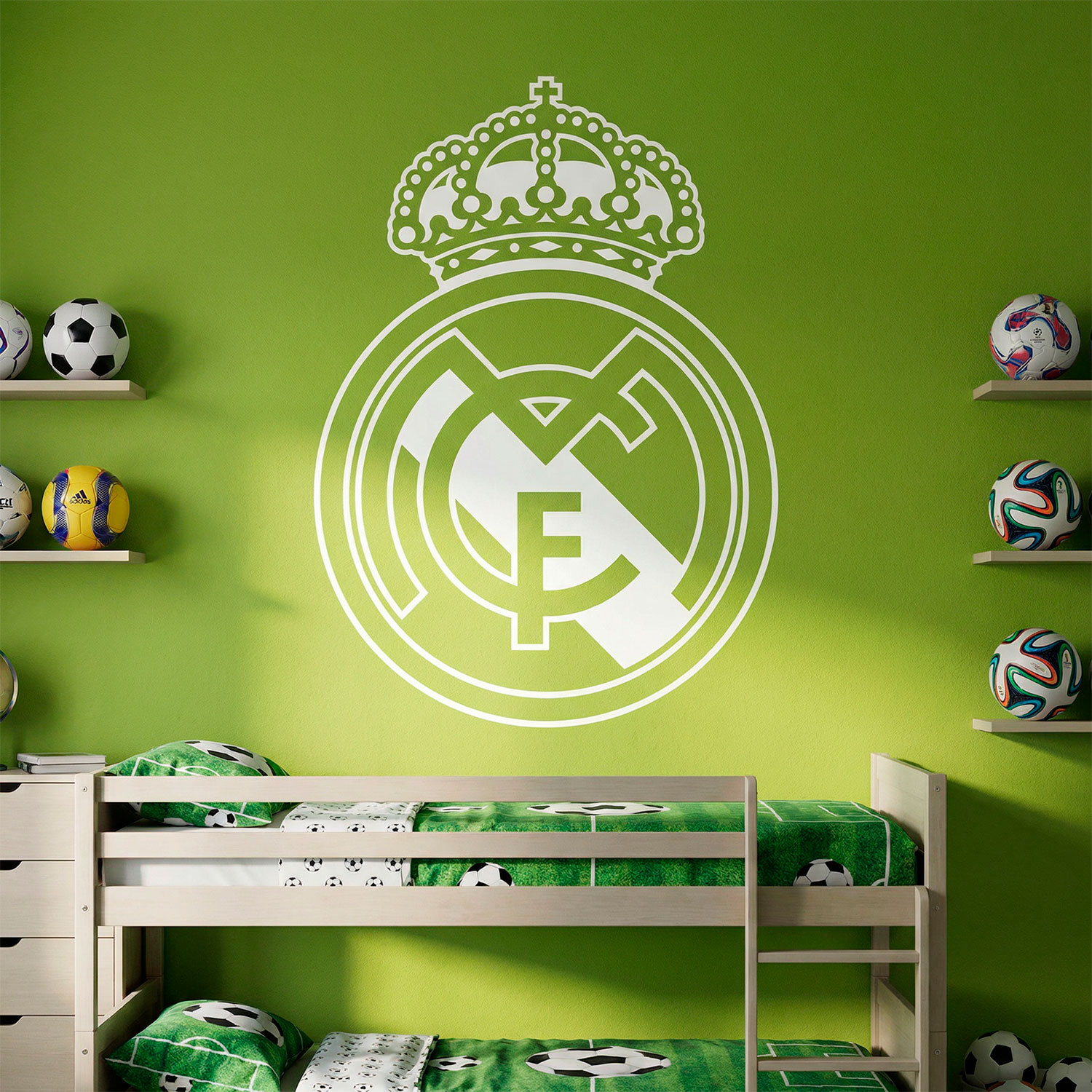 Wandtattoos: Real Madrid Wappen