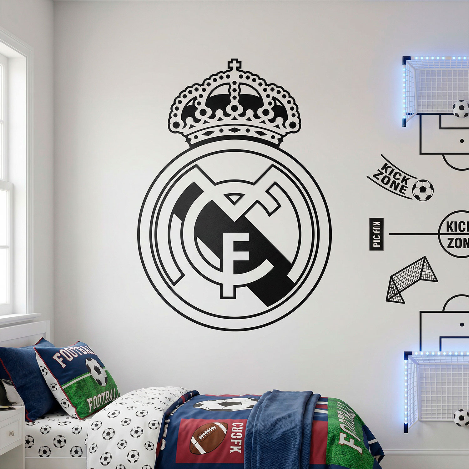 Wandtattoos: Real Madrid Wappen