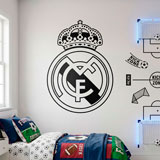 Wandtattoos: Real Madrid Wappen 9
