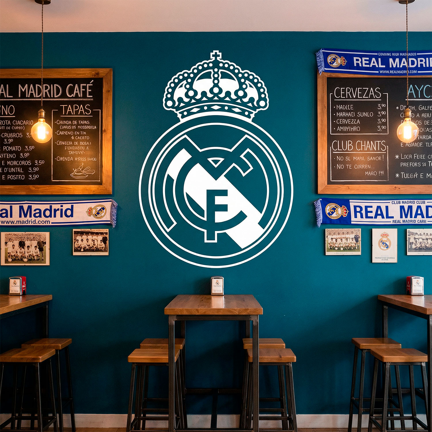 Wandtattoos: Real Madrid Wappen