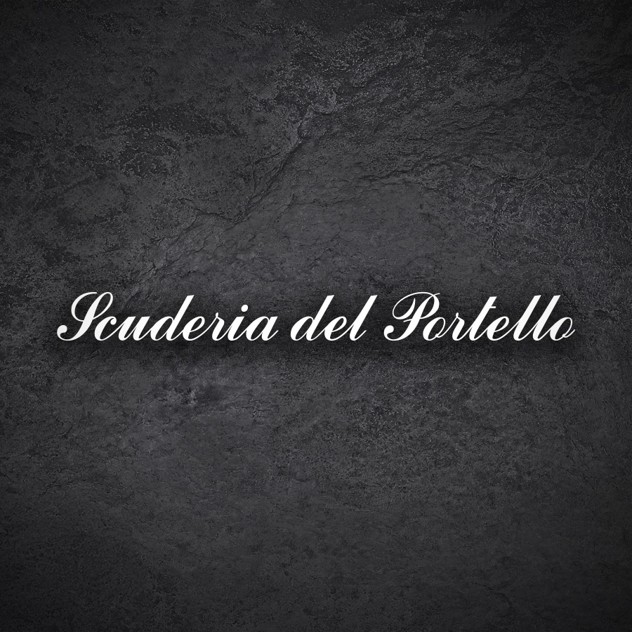 Aufkleber: Scuderia del Portello Schriftzug