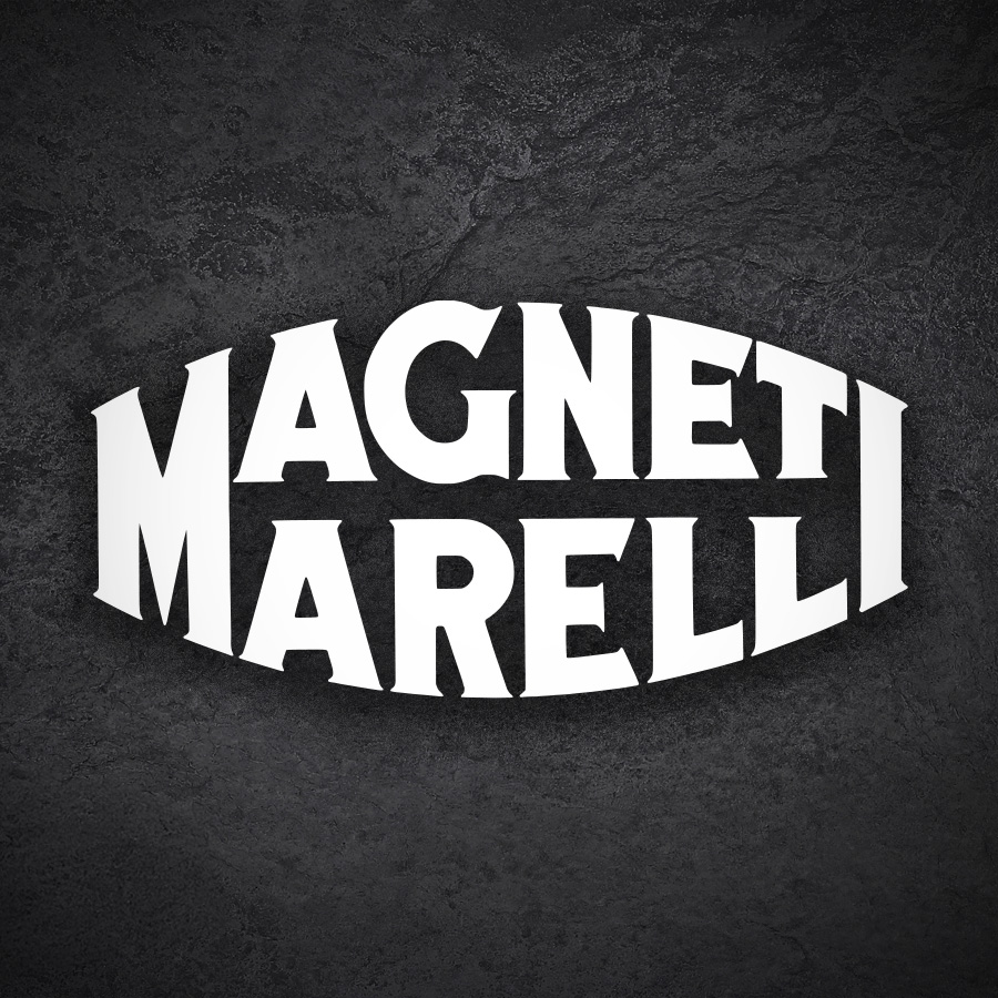 Aufkleber: Einfarbiges Magneti Marelli