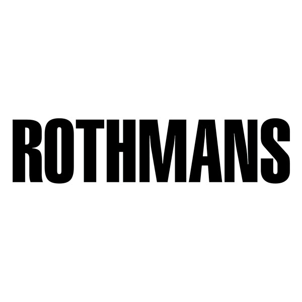 Aufkleber: Rothmans Schriftzug Schmal