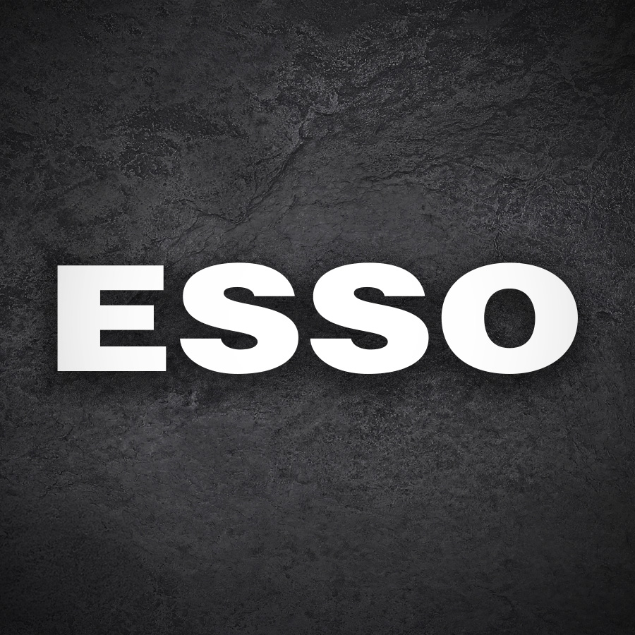 Aufkleber: Retro Esso Mineral&ouml;l-Logo