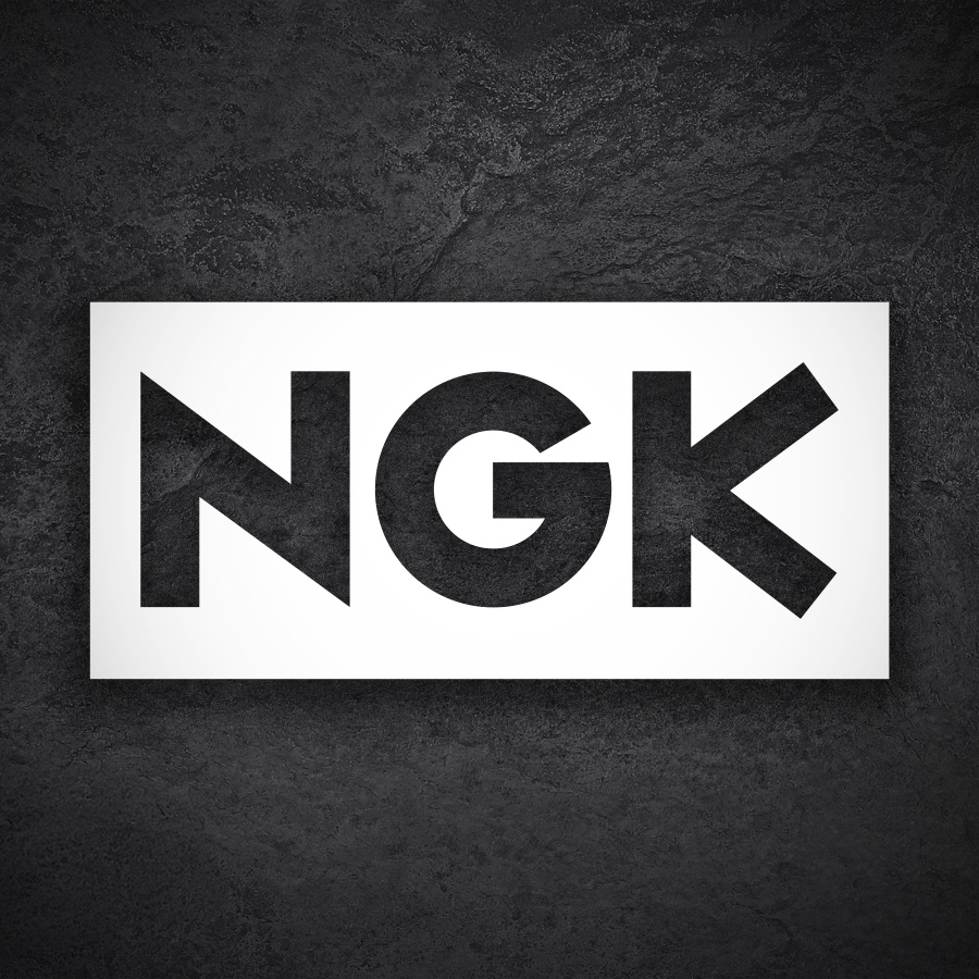 Aufkleber: NGK Z&uuml;ndkerzen Logo