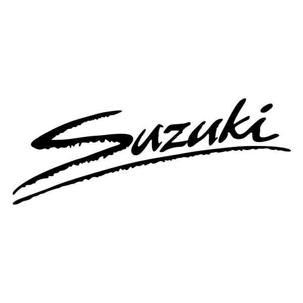 Aufkleber: Suzuki Schriftzug Logo