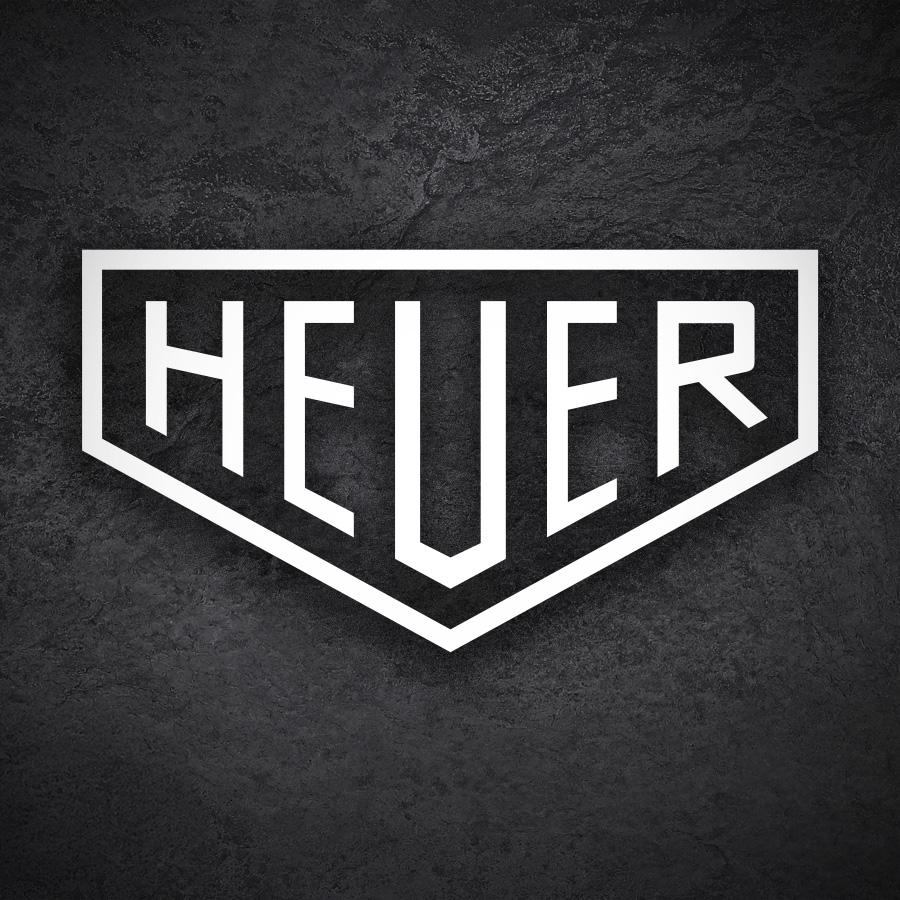 Aufkleber: Vintage Heuer Logo