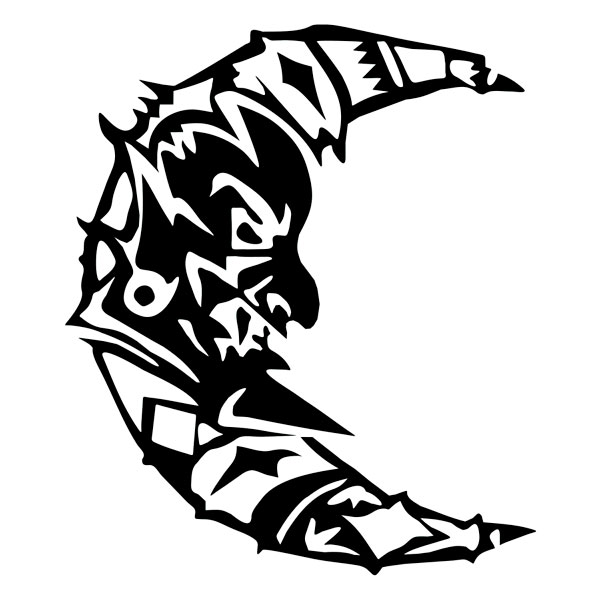 Aufkleber: Valentino Rossi The Doctor Mond