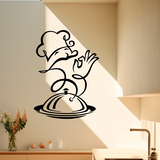 Wandtattoos: Chef-Küche Feinkost 2