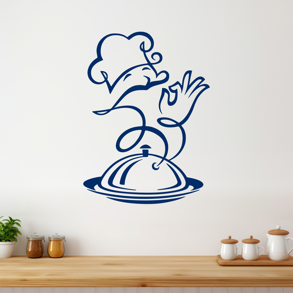 Wandtattoos: Chef-Küche Feinkost