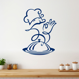 Wandtattoos: Chef-Küche Feinkost 4