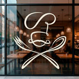 Wandtattoos: Chef L&ouml;ffel und Gabel 11