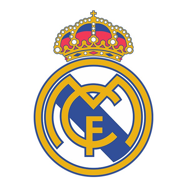 Wandtattoos: Real Madrid wappen Farbe