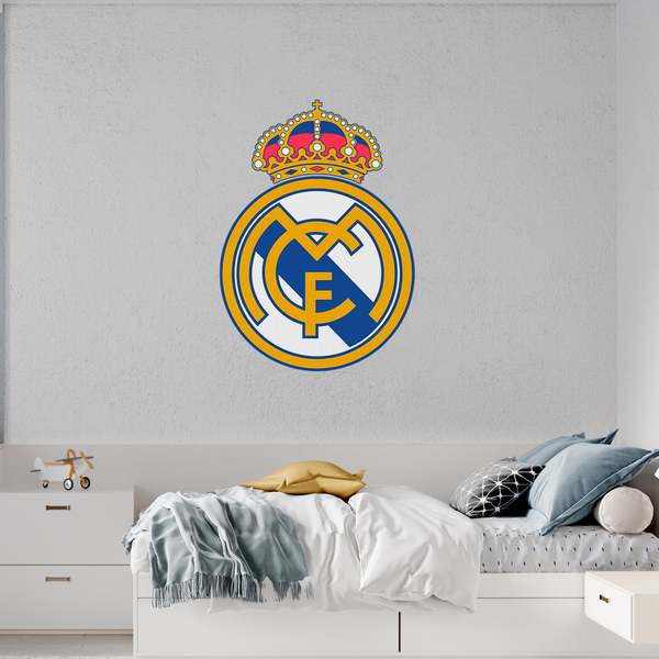 Wandtattoos: Real Madrid wappen Farbe