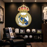 Wandtattoos: Real Madrid wappen Farbe 9