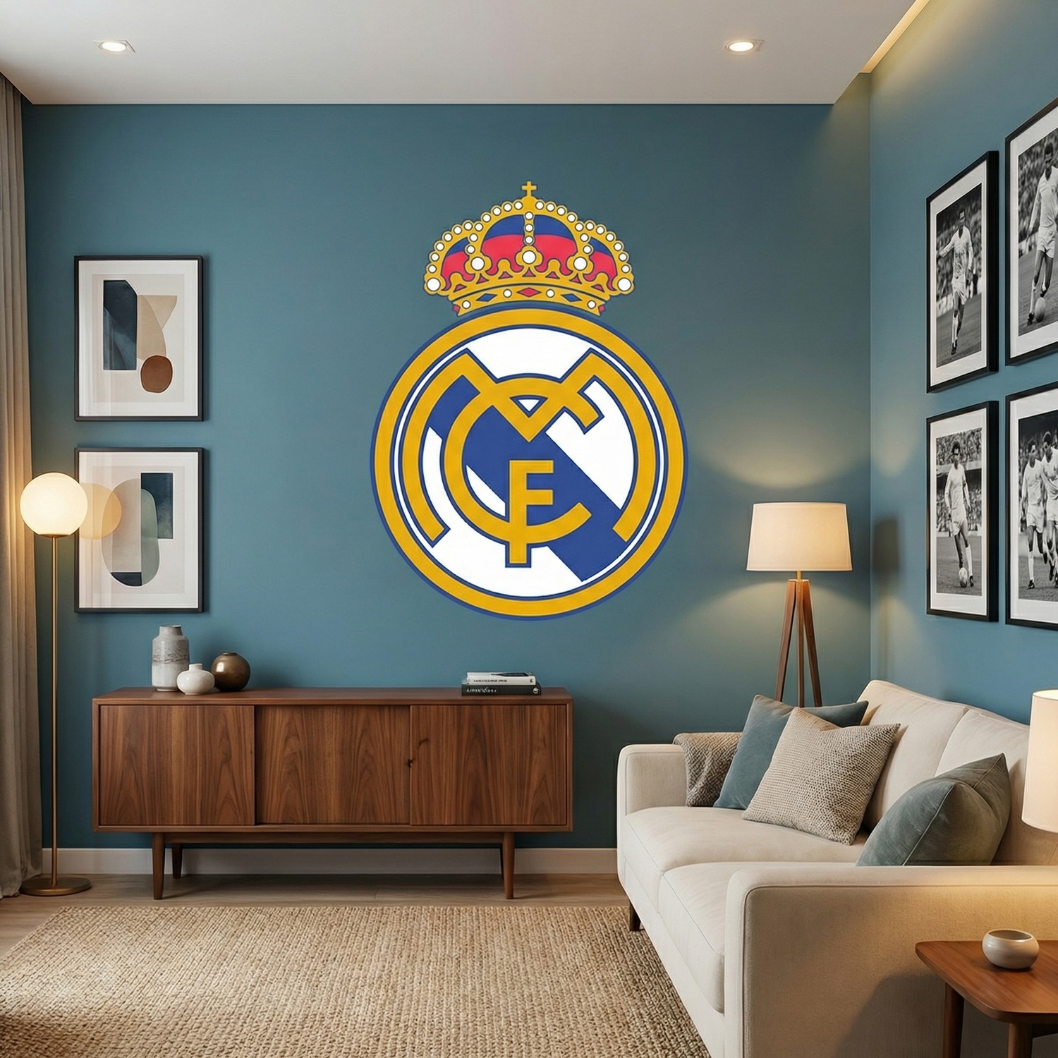 Wandtattoos: Real Madrid wappen Farbe