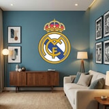 Wandtattoos: Real Madrid wappen Farbe 11