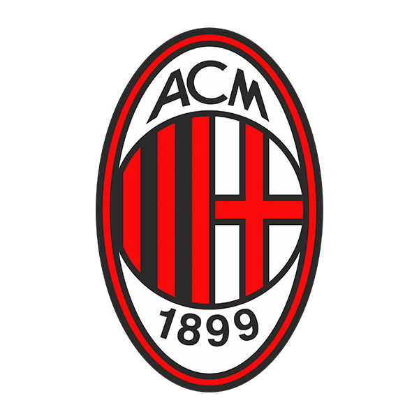 Wandtattoos: AC Milan Wappen