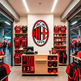 Wandtattoos: AC Milan Wappen 19