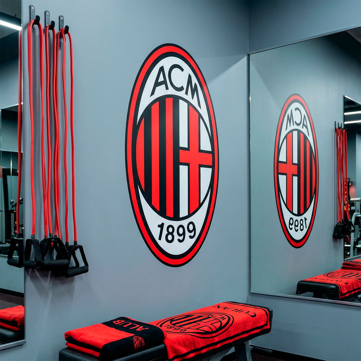 Wandtattoos: AC Milan Wappen