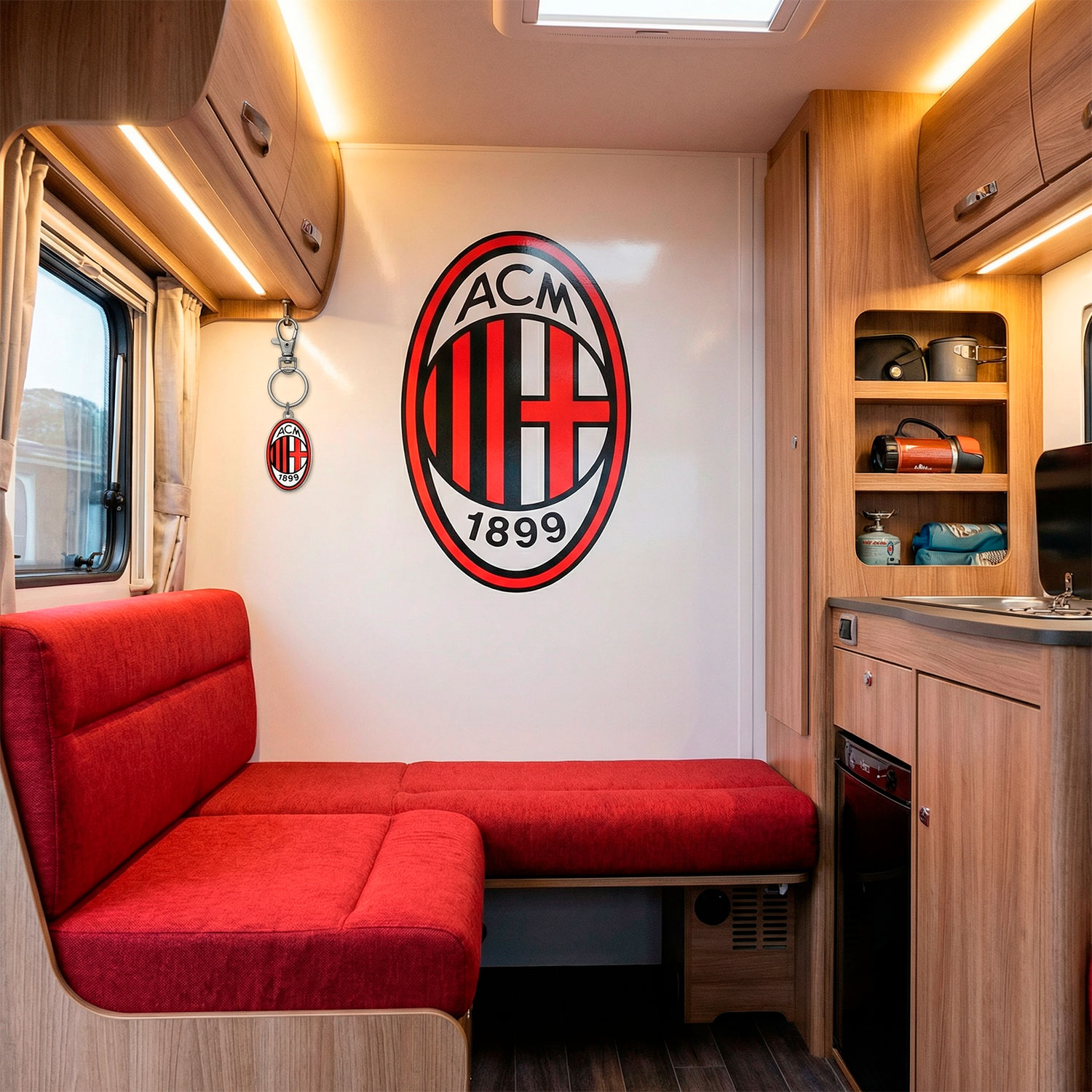 Wandtattoos: AC Milan Wappen