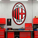 Wandtattoos: AC Milan Wappen 24