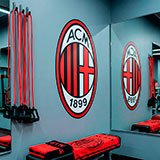Wandtattoos: AC Milan Wappen 6