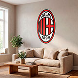 Wandtattoos: AC Milan Wappen 7