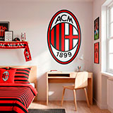 Wandtattoos: AC Milan Wappen 8