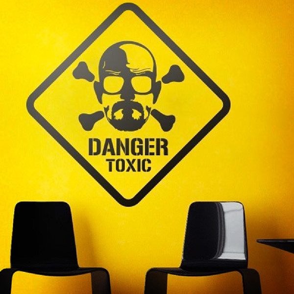 Wandtattoos: Heisenberg Danger Toxic