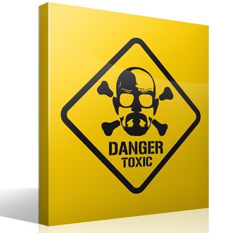 Wandtattoos: Heisenberg Danger Toxic