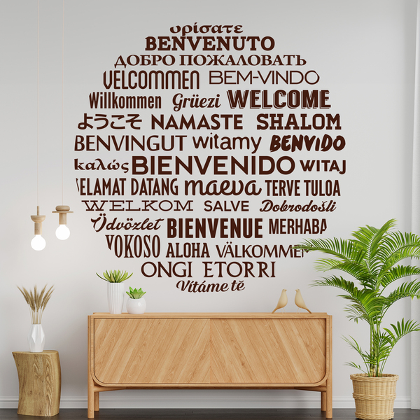Wandtattoos: Willkommen auf Sprachen 0