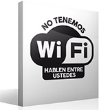 Wandtattoos: No tenemos wifi hablen entre ustedes 2