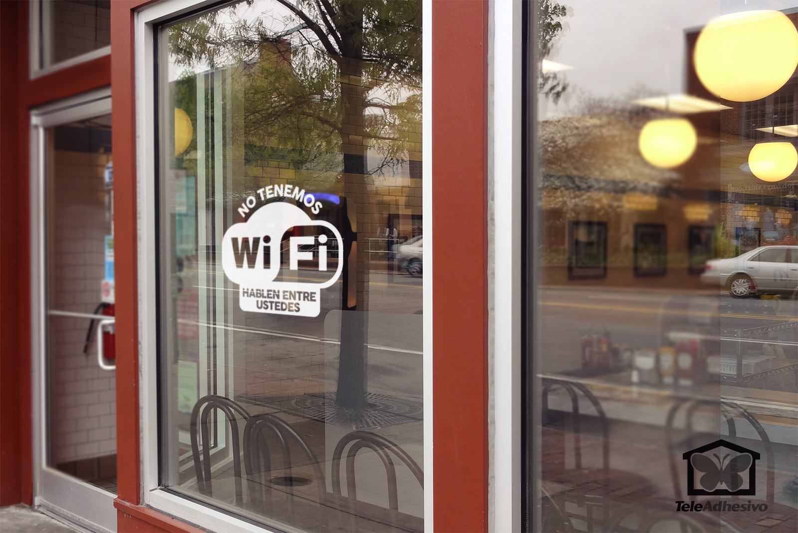 Wandtattoos: No tenemos wifi hablen entre ustedes