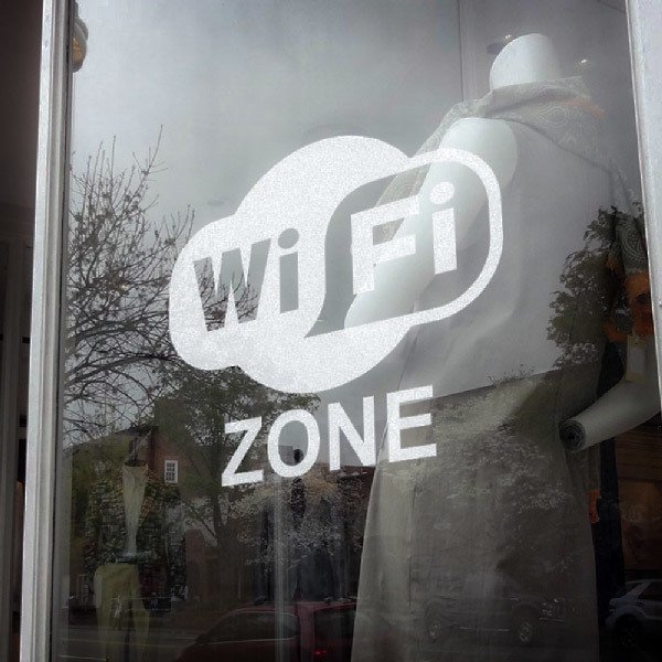 Wandtattoos: Wifi zone