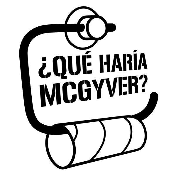 Wandtattoos: ¿Qué haría Macgyver sin papel?