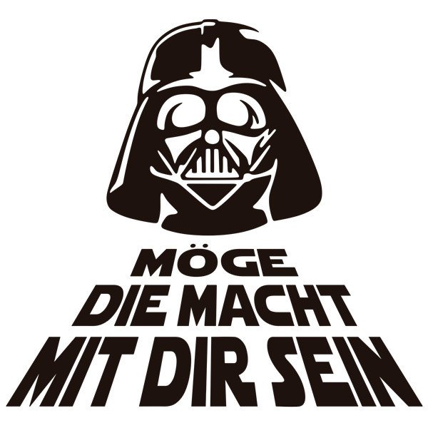 Wandtattoos: Star Wars Darth Vader - M&ouml;ge die Macht mit dir sei