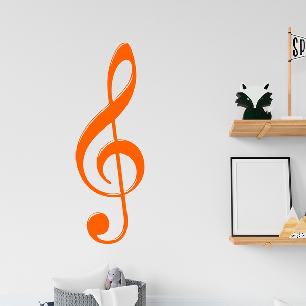 Wandtattoos: Im Violinschlüssel