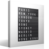 Wandtattoos: Airport Cities Tafel 4