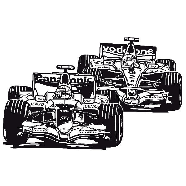 Wandtattoos: Formel-1-Grand-Prix